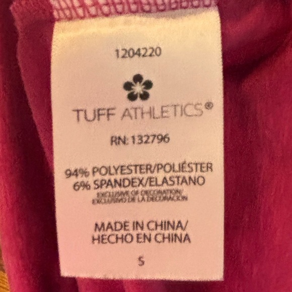 Tuff athletics women’s small tshirt in pink/fuchsia color. Like new! - Picture 5 of 7